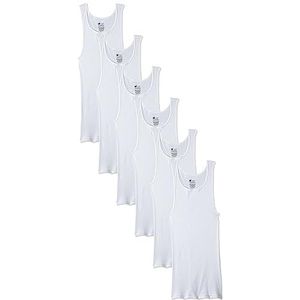 Hanes Tanktops voor heren, verpakking van 6 stuks, Set van 6 - wit