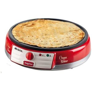 Ariete 0202 Crepe maker 1 crepe(s) - Crêpe machine - Rood - Wit - Zwart