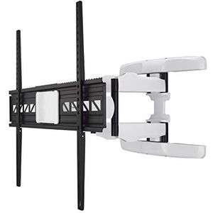 Hama FULLMOTION TV muurbeugel voor flatscreens van 117 cm tot 229 cm (46 inch tot 90 inch), tot 75 kg draagkracht, VESA 800 x 600, wit