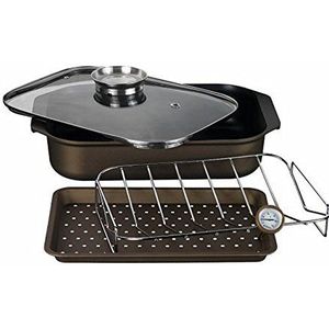 Tognana - Diamantea braadpan, aluminium, bronskleurig