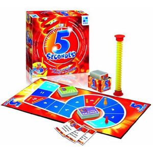 MEGABLEU - Gezelschapsspel – 5 seconden – spel met vragen en antwoorden – vanaf 8 jaar – spel voor snelheid van geest en spraak – 3 spelers en meer – 678078