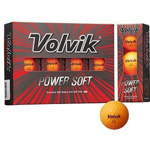 Power Soft Golfbal, uniseks, oranje, 12 stuks