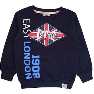 Lee Cooper Glcj103 Sw S1 Sweatshirt voor jongens, zwart.