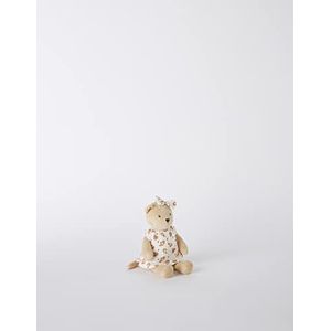 NOUKIE'S - Knuffeldoek voor kinderen – klein pluche dier Kendi – biologisch katoen – maat geschikt voor kinderen (25 cm)