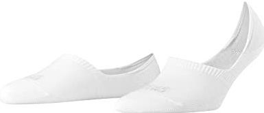 FALKE Step High Cut onzichtbare antislip kousenvoetjes duurzaam katoen footies dames wit - Maat 39-40