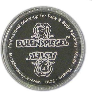 Eulenspiegel 501115 Make-upcrème, zwart, 35 ml, Halloween, carnaval, themafeest