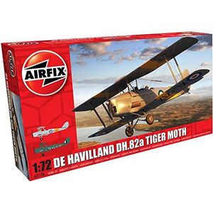 Airfix A02106 1/72 De Havilland DH.82a DeHavilland Tiger Moth modelbouwset, grijs