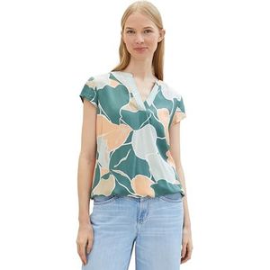 TOM TAILOR Damesblouse 1035245, 34845 - Abstracte bloemenprint