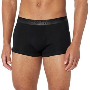 Emporio Armani Hommes Christmas Shiny Logo Trunks, Noir, S