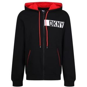 DKNY hoodie heren zwart, l, zwart.