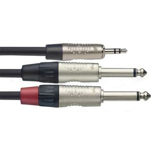 Stagg Professional Y Kabel 2x jack/mini jack 3m
