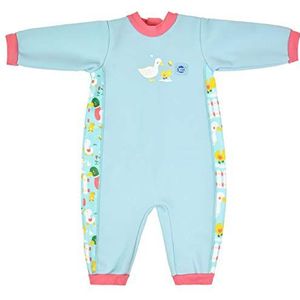 Splash About Warm in One full-body badpak met fleece voering warm in één uniseks baby