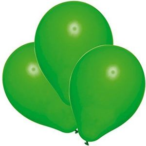 Susy Card 100 groene ballonnen, 40011431