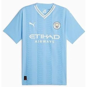 MCFC 770437-01 Home Authentic Jersey T-Shirt Unisex Team Light Blue-White Taille 3XL