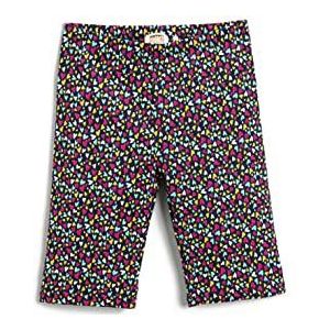 Koton Heart Printed Leggings Cotton Mid Thigh meisjes, marineblauw (7d0), 9-10 jaar, Navy Design (7d0)