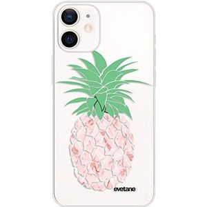 Beschermhoes voor iPhone 12 Mini (5,4 inch), Ananas, Roze Marmer