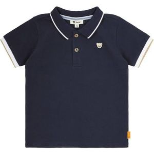 Steiff Poloshirt met korte mouwen voor jongens, Pauw