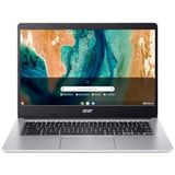Acer Chromebook 314 (CB314-2H-K17E) laptop, 14 inch HD-display, MediaTek Octa-Core ARM Cortex A73/A53 (MT8183), 4 GB RAM, 64 GB eMMC, Mali-G72 MP3, Google ChromeOS, zilver