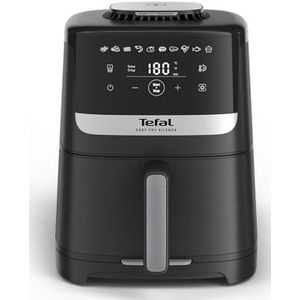 Tefal Easy Fry Silence EY5528E0 Heteluchtfriteuse, tot 99% minder vet, Silent-technologie, 5 liter, grillrooster met antiaanbaklaag, 40 °C tot 220 °C, geschikt voor