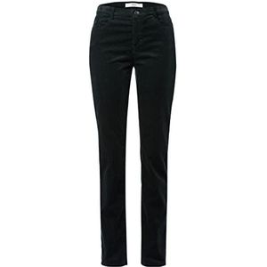 BRAX Corduroy broek voor dames in mary-stijl met 5 zakken, zwarte olijf