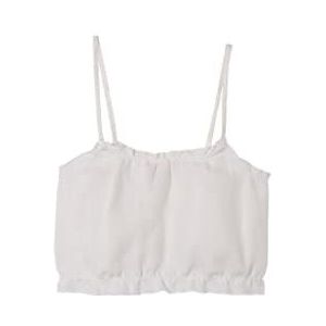 Gocco Top Bretelles Femme, Blanc cassé, S-M