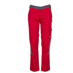 Planam Broek MG 300, maat 56, middelgroen, Rood/leisteen/Zwart