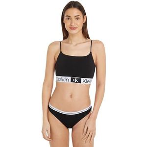 Calvin Klein Licht gevoerde bralette voor dames, Zwart