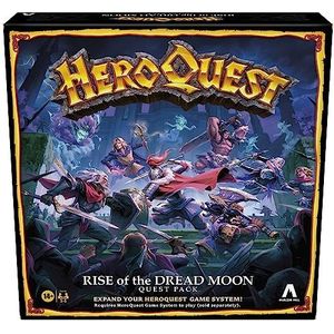 Avalon Hill HeroQuest Rise of the Dread Moon Quest Pack, vereist een HeroQuest spelsysteem om te spelen, rollenspellen, maat M voor 14 jaar en ouder