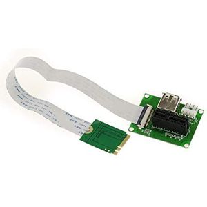 KALEA-INFORMATIQUE M2 (M.2 NGFF) E A E+A Key naar PCIe x1 kaart voor het gebruik van een PCIe-kaart op een M2 E A of E+A Key poort