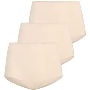 Teyli Simi damesslip van bamboe, 3 stuks, Beige