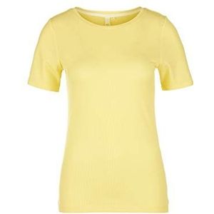 Q/S designed by T-shirt met korte mouwen voor dames, geel (1195 sorbet met citroen)