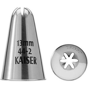 Kaiser spuitmond gesloten 13 mm, roestvrij staal spuitmond strijkvrij zonder rand