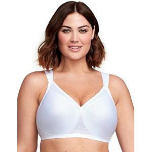 Glamorise Femme Magiclift Maintien Invisible sans Armature #1080 Soutien Gorge, Blanc, 120C EU