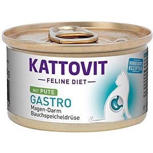 Kattovit Feline Dieet Gastro Kalkoenen, 85 g, 12 Stuk
