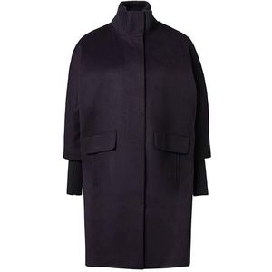 comma Wollen jas voor dames, Paars 4895