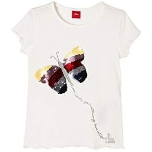 s.Oliver T-shirt voor meisjes, Gebroken wit