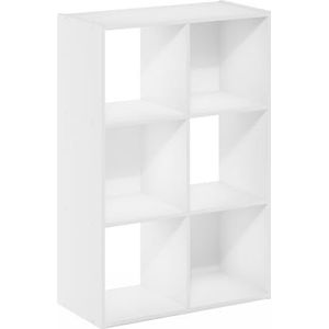 Furinno Pelli Kubieke opbergkast, 3 x 2 cm, wit