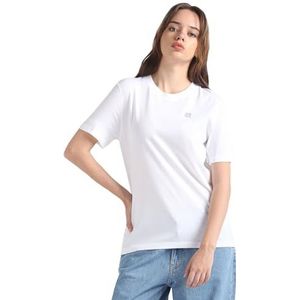 Calvin Klein Jeans Ck Embro Badge Regular Tee Gebreide tops S/S Dames, Helder Wit