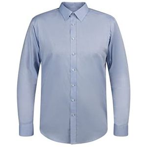 DreiMaster Klassik Businesshemd, lichtblauw, 37 cm, heren, lichtblauw, 37 cm, jeansblauw