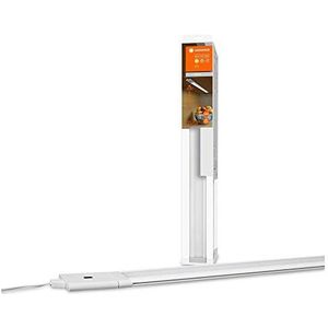 LEDVANCE Batterij-aangedreven LED-onderbouwlamp: voor onderkast, kabinet LED Slim / 18 W, 220…240 V, stralingshoek: 110, warm wit, 3000 K, materiaal behuizing: polycarbonaat. (PC) / acrylonitril-butadieen-styreen, IP20