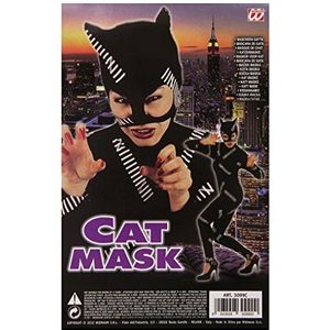 Widmann damesmasker kat één maat zwart