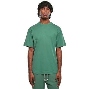 Urban Classics Oversized T-shirt met korte mouwen voor heren met afhangende schouders, 100% katoenen jersey, Blad Groen