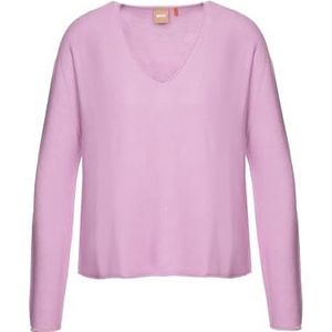 BOSS Pull tricoté C_feron pour femme, Rose, L