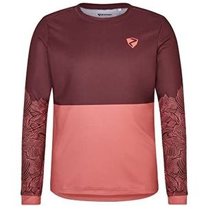 Ziener Nilsi Functioneel T-shirt – fietsen – outdoor | sport – ademend, sneldrogend, lange mouwen, uniseks, kinderen (1 stuk), Roze Dust