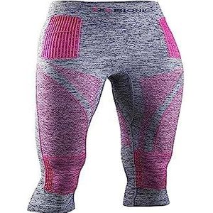 X-Bionic Energy Accumulator 3/4 broek voor dames, melange, donkergrijs gemêleerd/wit