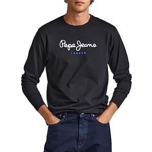 Pepe Jeans Eggo T-shirt Met Lange Mouwen Zwart Man