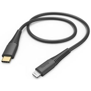 Hama USB-C-oplaadkabel, 1,5 m, zwart