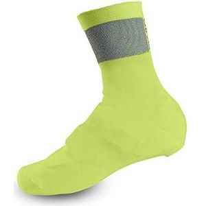 Giro Knit Shoecover Fietskleding, uniseks, geel en zwart 22