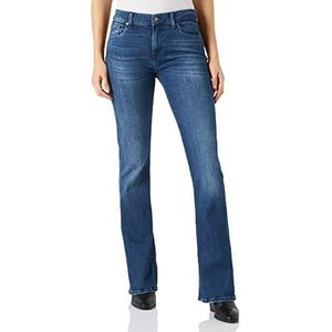 7 For All Mankind JSWBC12E vrouwen Jeans Medium Blue Regular Medium Blue, middenblauw