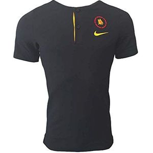 Nike Roma M NSW Modern GSP AUT poloshirt voor heren, Zwart/University Gold/(University Gold) (zonder sponspeler)